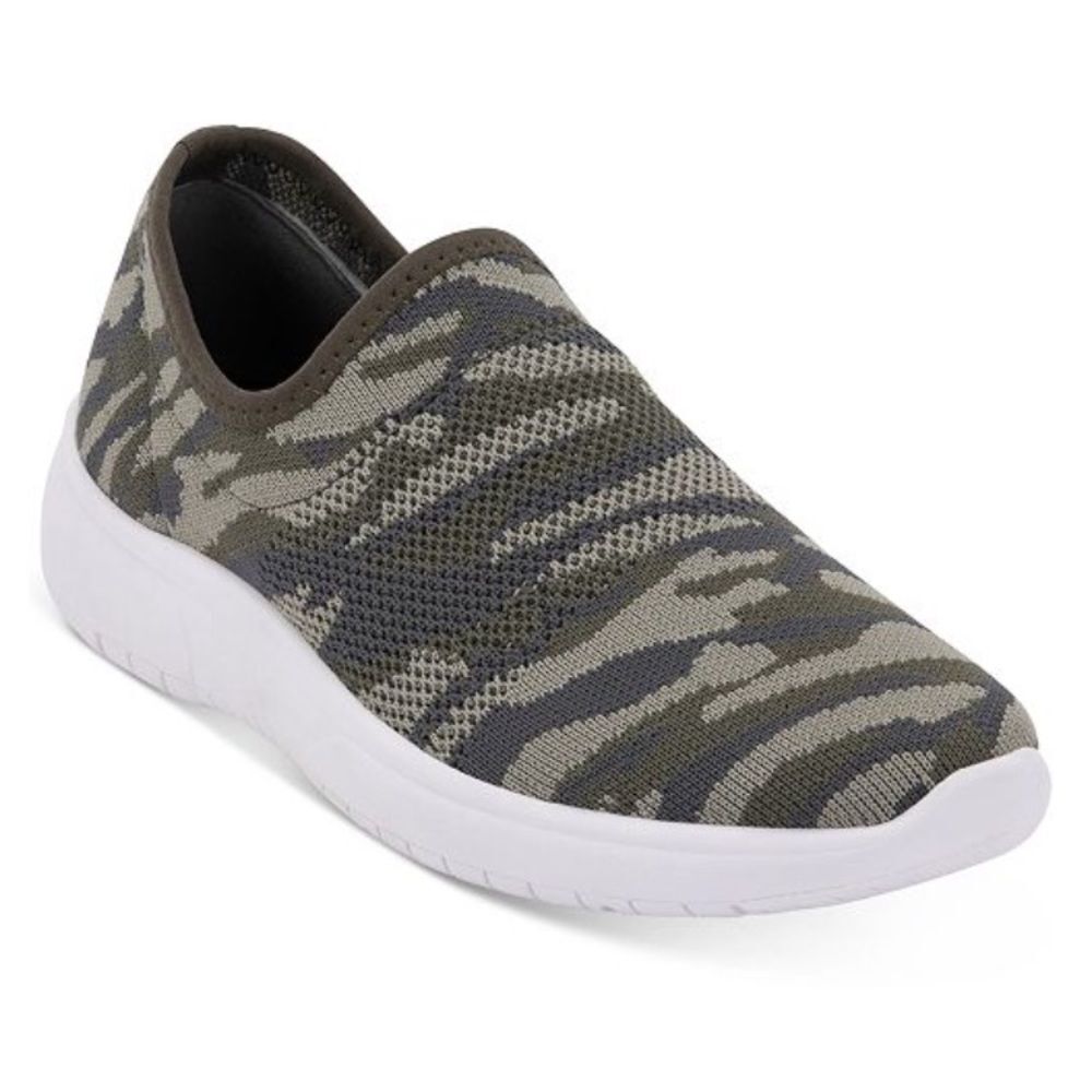 NIB! Camo Sock Knit Kady Slip On Sneakers Lightweight